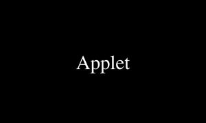 Applet