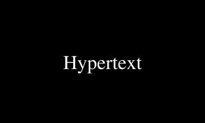 Hypertext