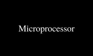 Microprocessor