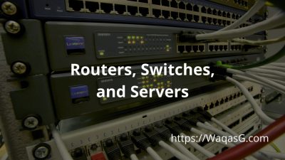 Routers Switches and Servers art