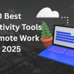 Illustration of productivity tools for remote work