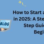 Illustration of starting a blog in 2025